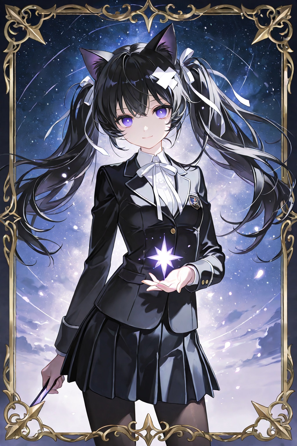 おしくらカード/闇：旅する黒猫カペラ