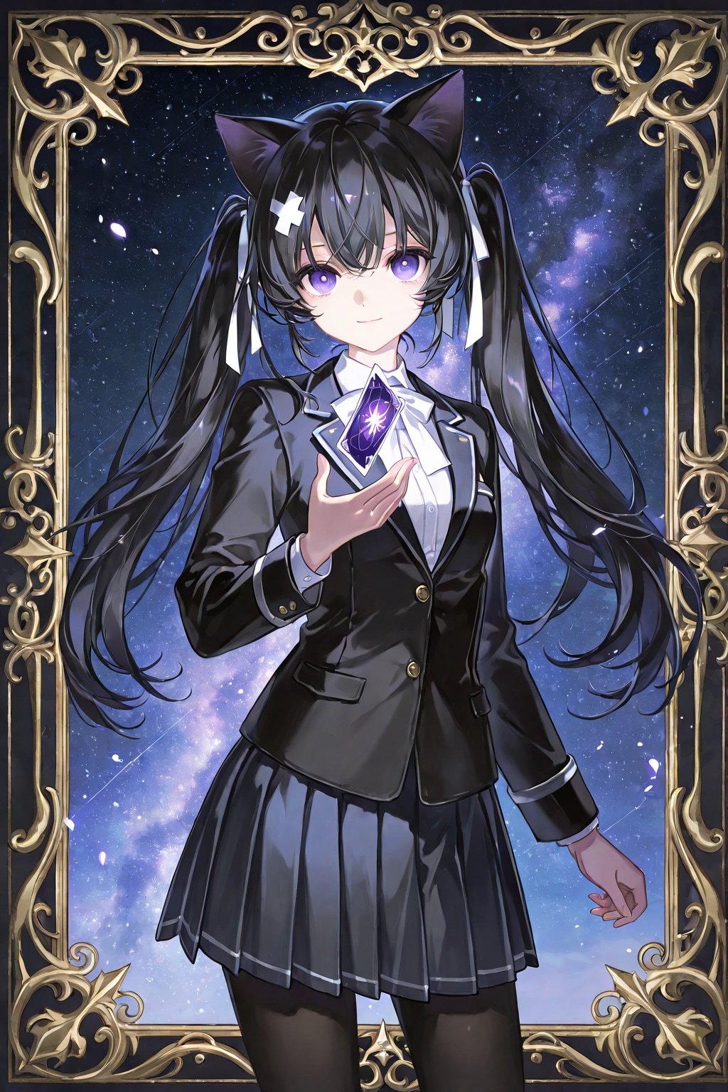 おしくらカード/闇：旅する黒猫カペラ