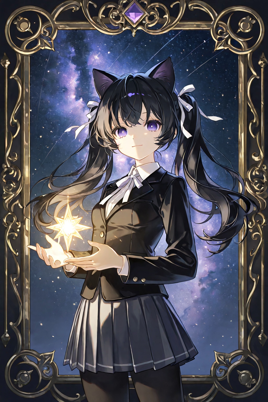 おしくらカード/闇：旅する黒猫カペラ