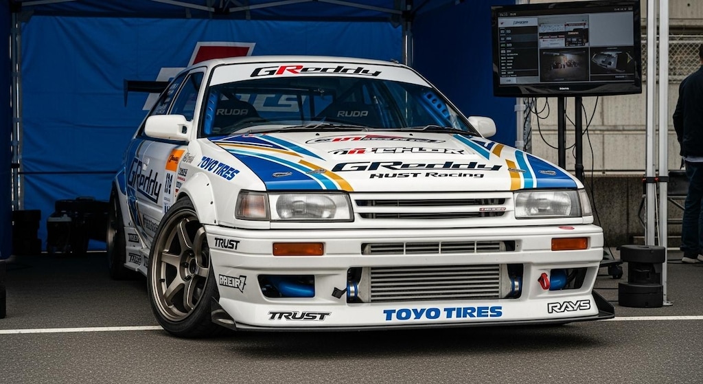 トーヨータイヤファミリアのドリ車