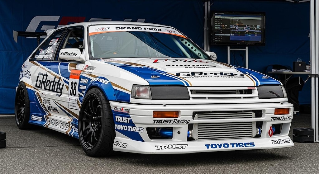 トーヨータイヤファミリアのドリ車