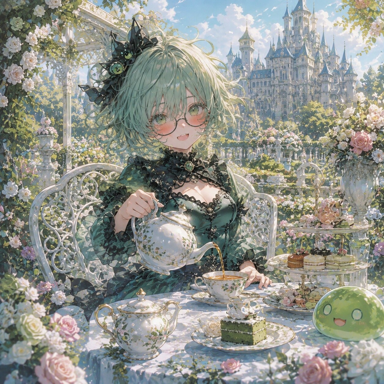 お嬢様👓 | の人気AIイラスト・グラビア