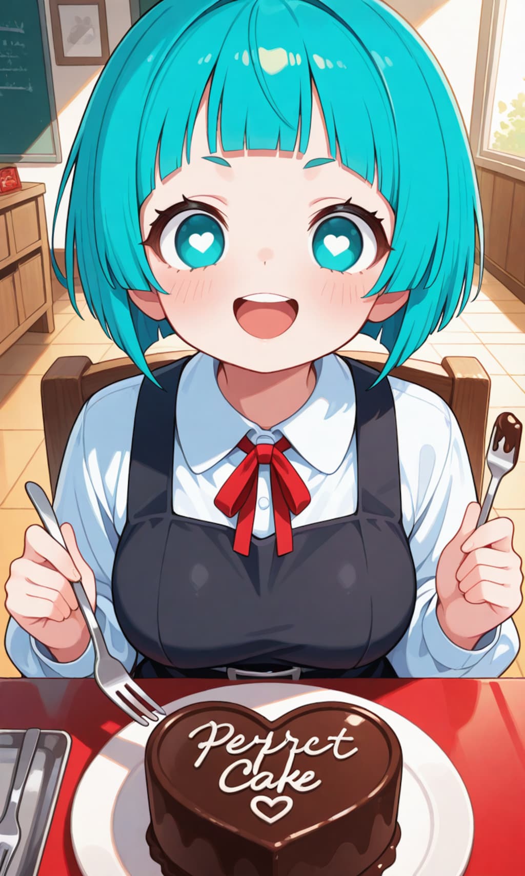 バレンタイン限定ケーキ、美味しそうだね✨