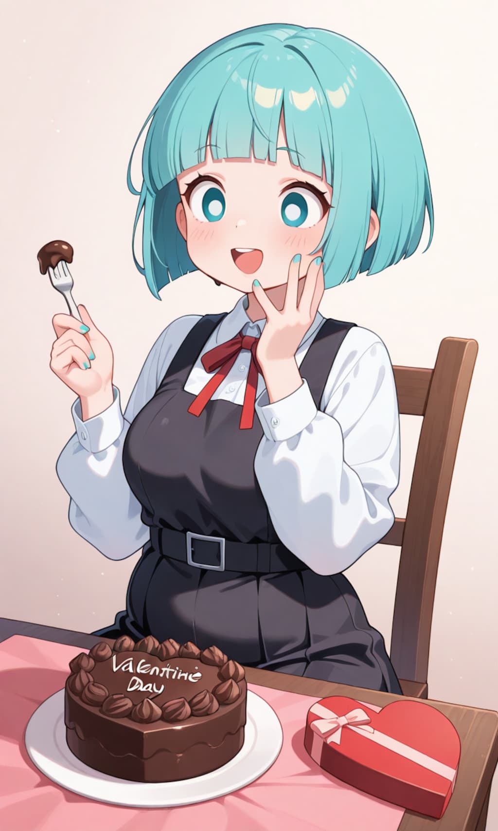 バレンタイン限定ケーキ、美味しそうだね✨