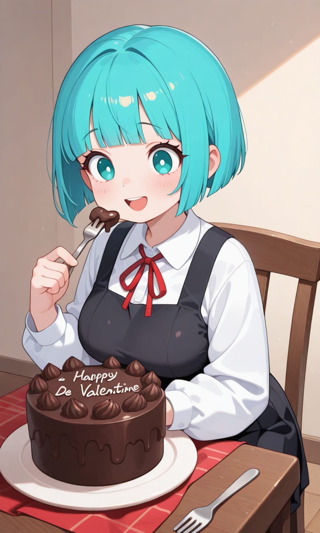 バレンタイン限定ケーキ、美味しそうだね✨