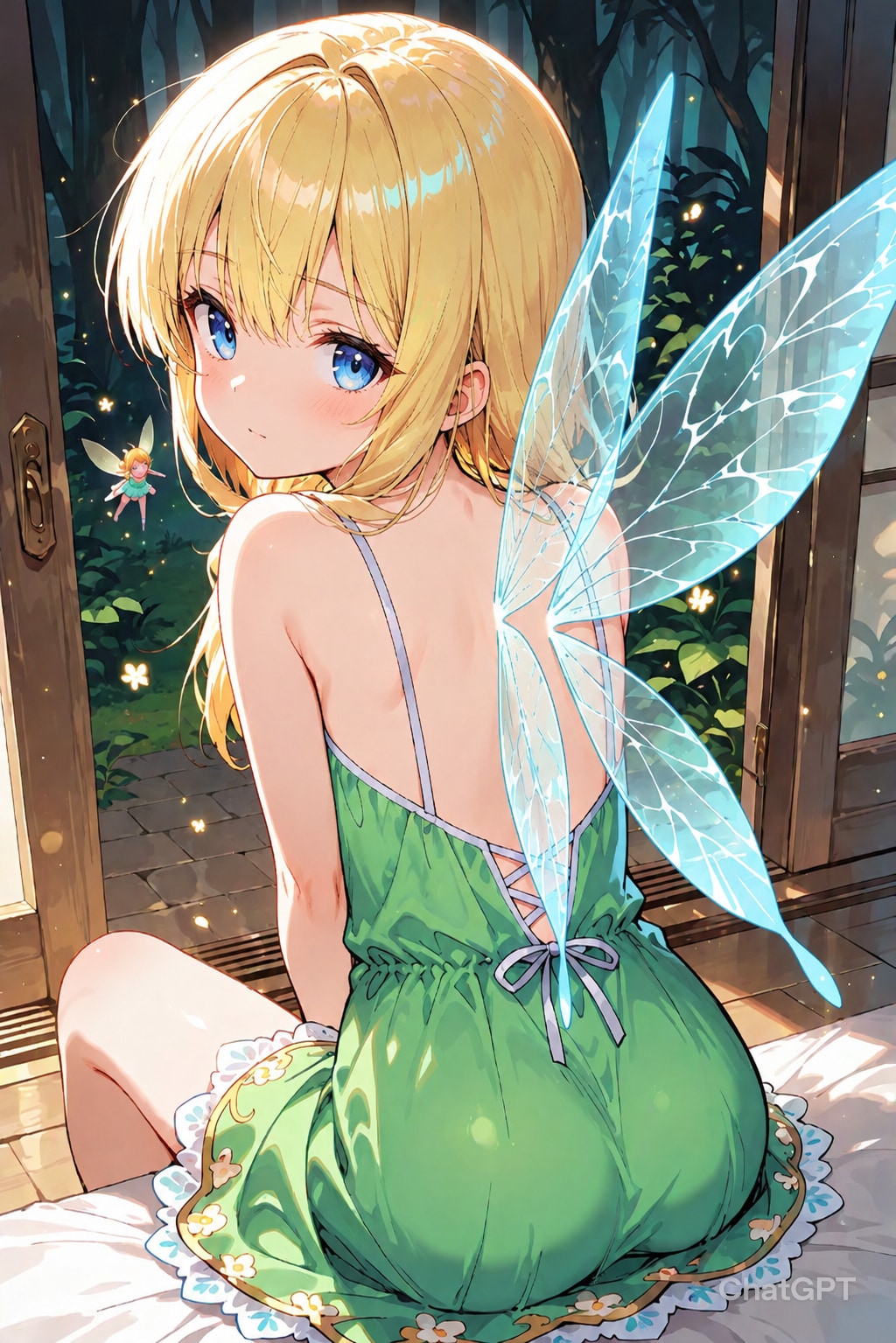 振り向く妖精さん