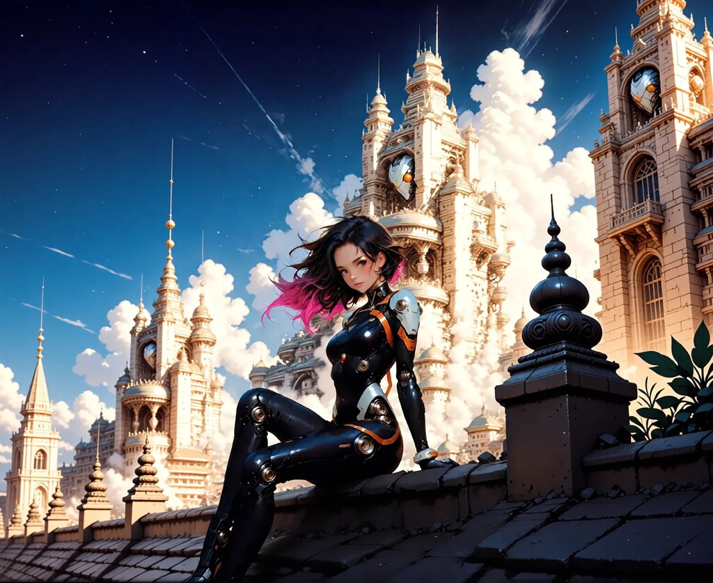 塔の巨人とパイロット