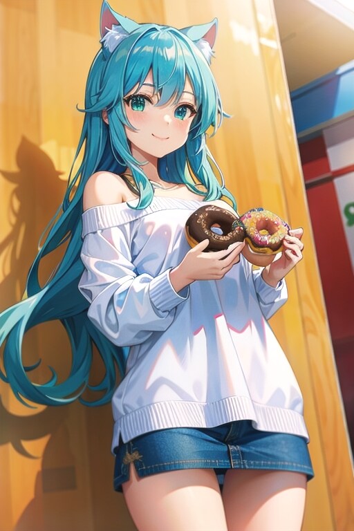 私、ドーナツ大好きです💕🍩