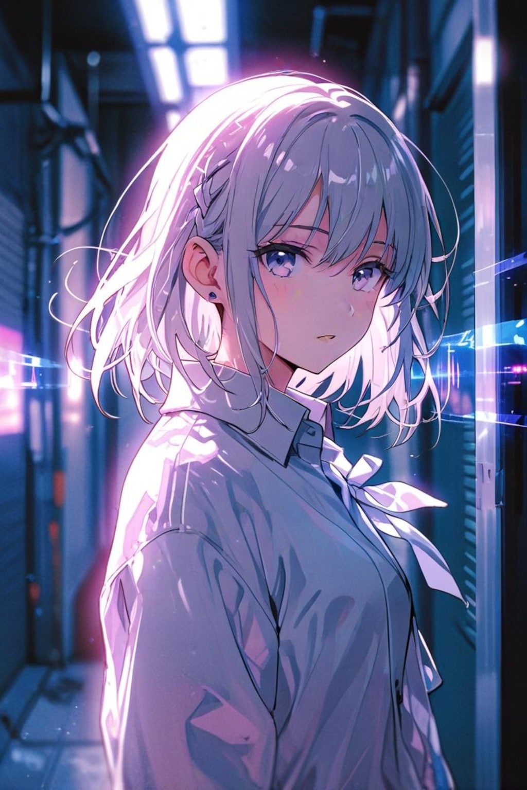 レインコートガール