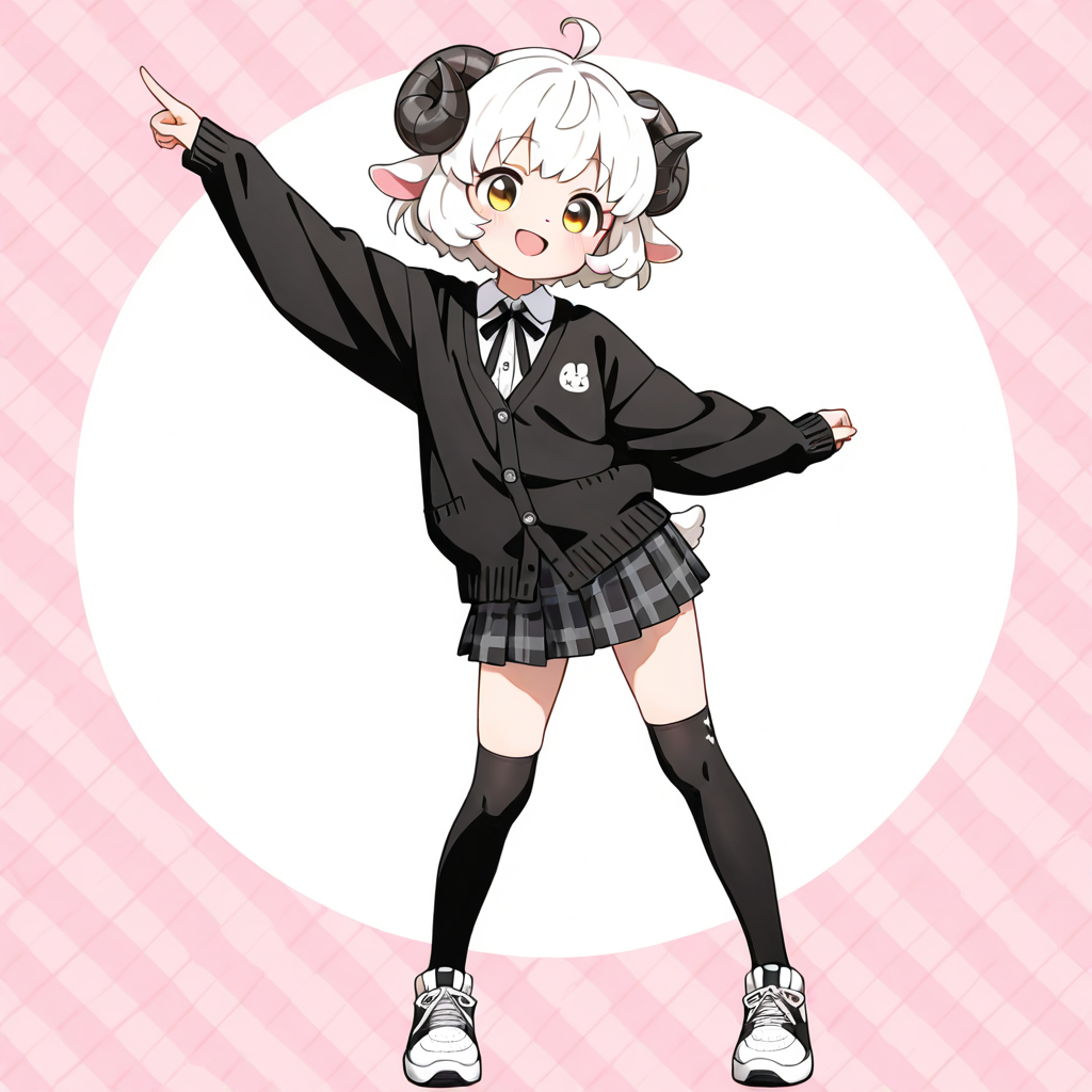 黒猫ちゃんの服をメイちゃんに着せてみました♡