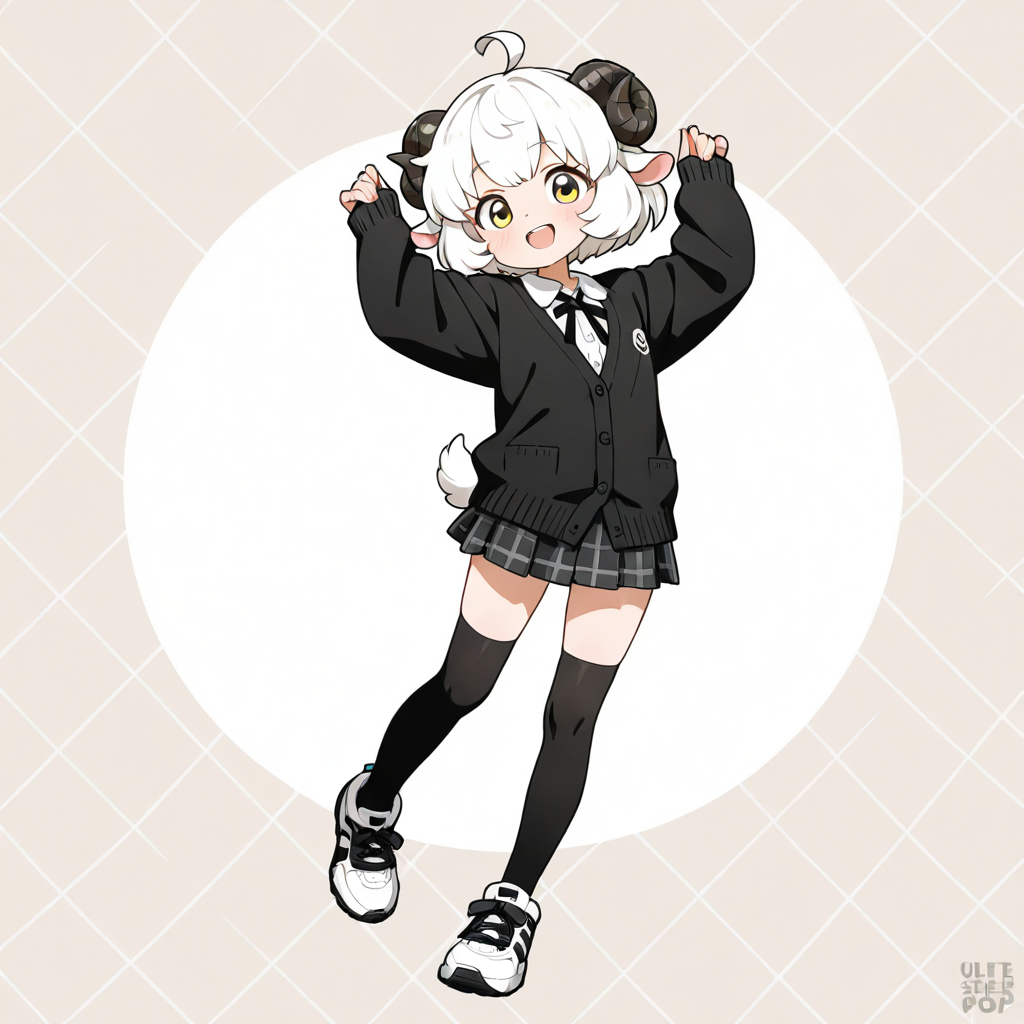 黒猫ちゃんの服をメイちゃんに着せてみました♡
