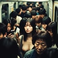 ヌーディスト満員電車3 4枚目