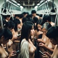 ヌーディスト満員電車3 8枚目
