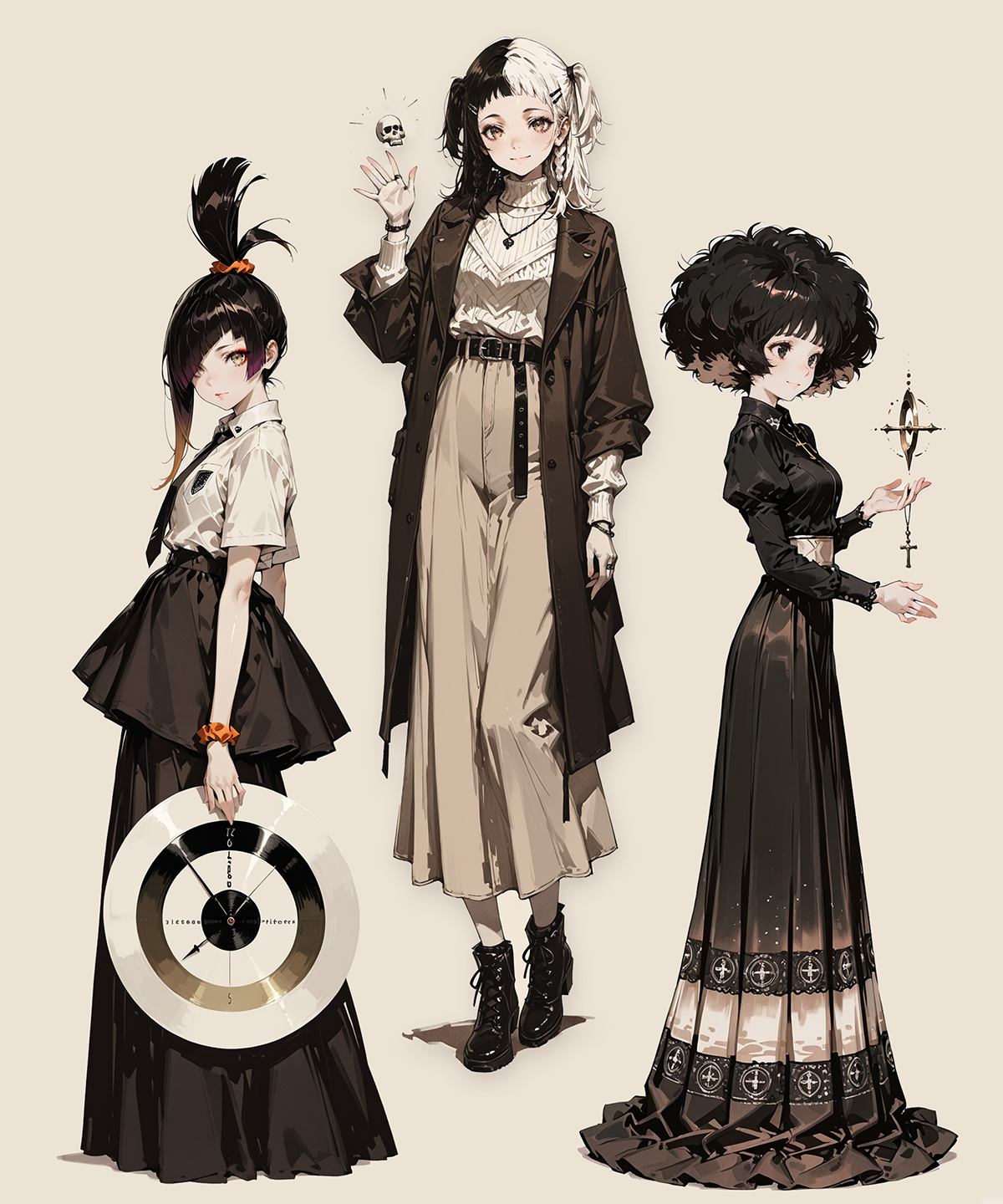 ロングスカートな子たち