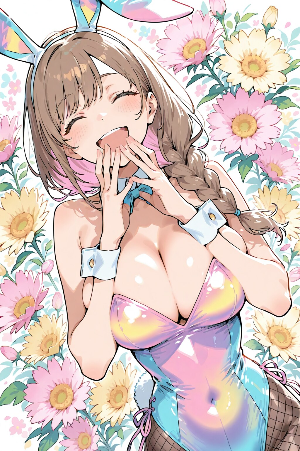 バニーガールとパステル