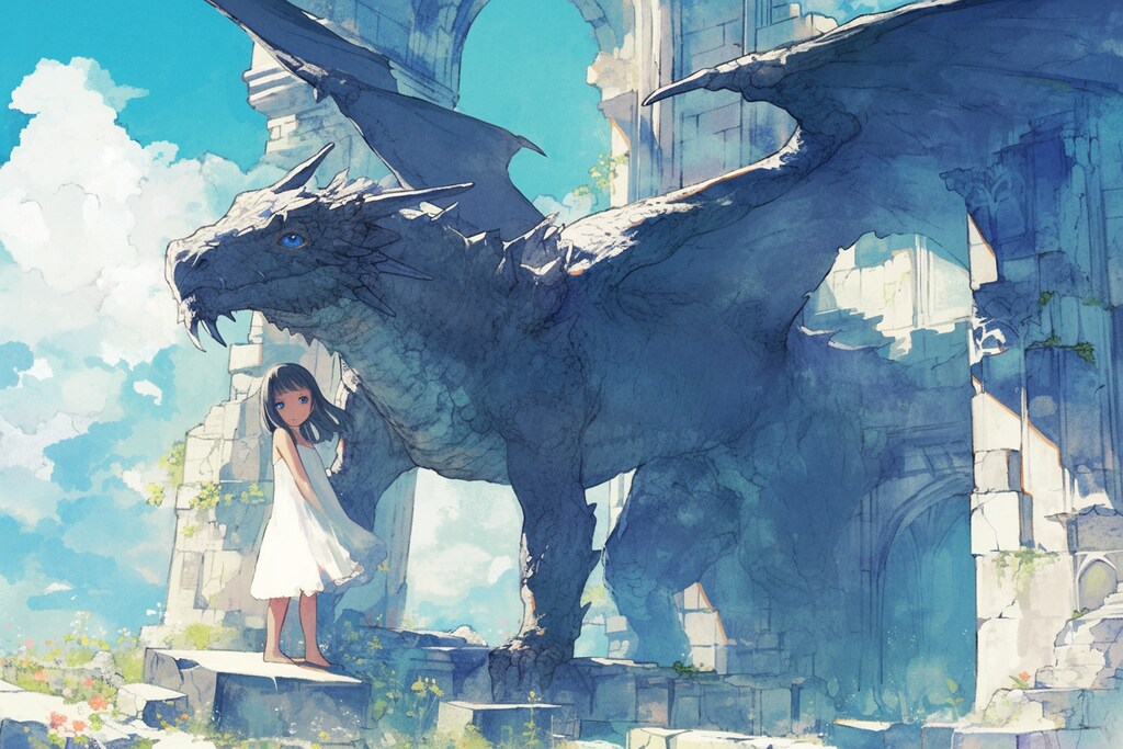 ドラゴンと少女（竜騎士）169