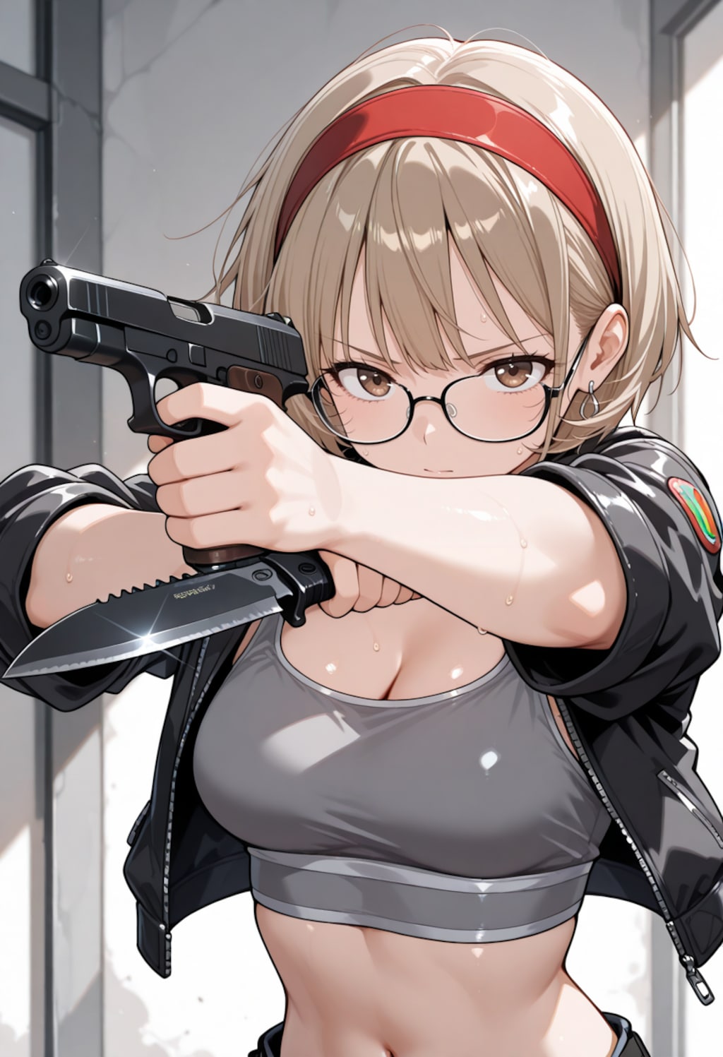 【今日の腹筋】クロース・クォーター・コンバット智美