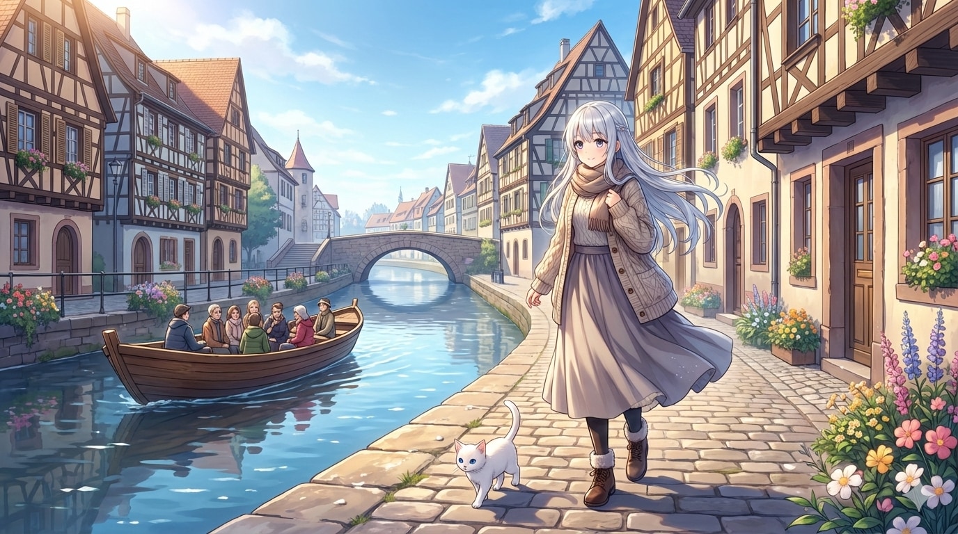 冬の日の散歩《Gemini/Nanobanana版》 | の人気AIイラスト・グラビア