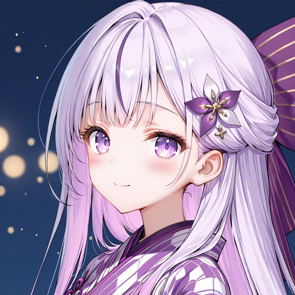 ねむちゃん89～大きなリボンと矢絣柄の袴～ | の人気AIイラスト・グラビア