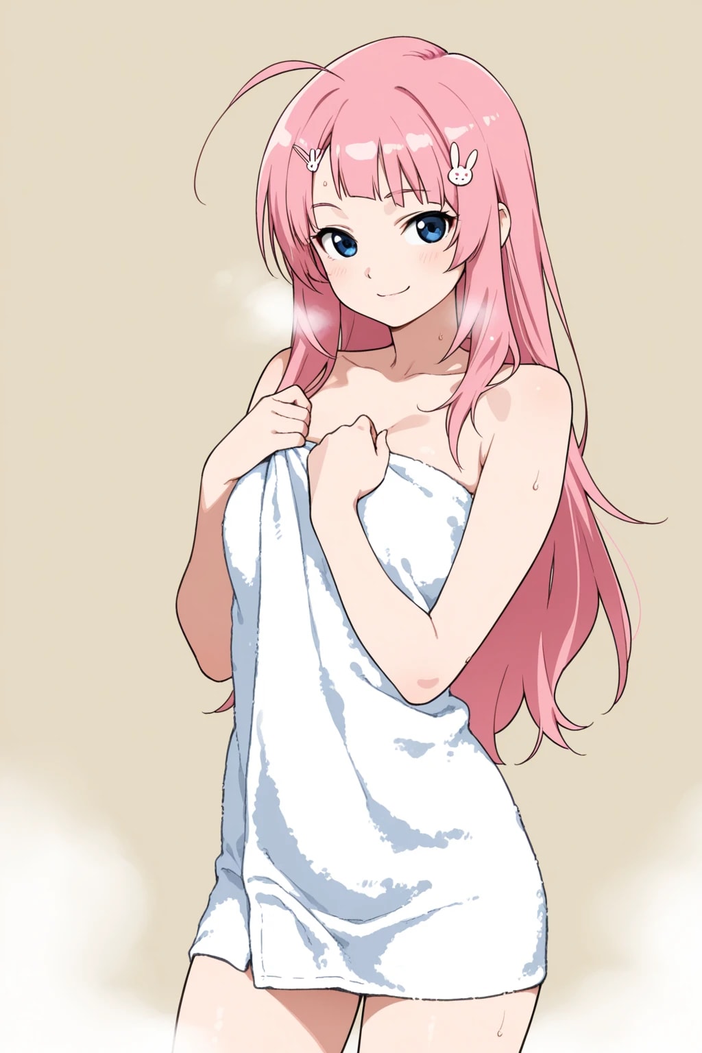 タオル姿