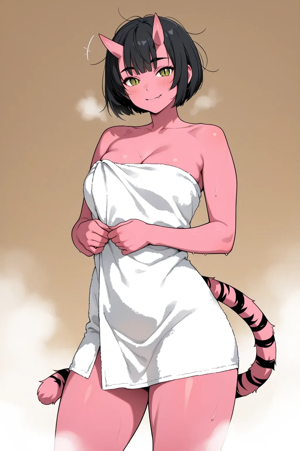 タオル姿