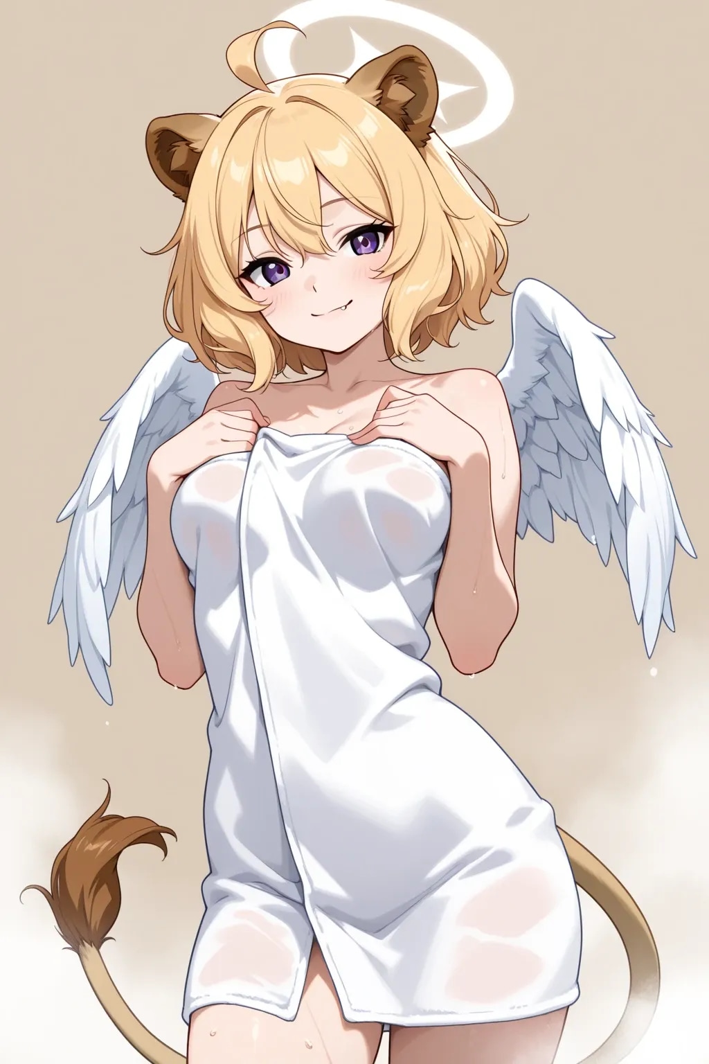 タオル姿