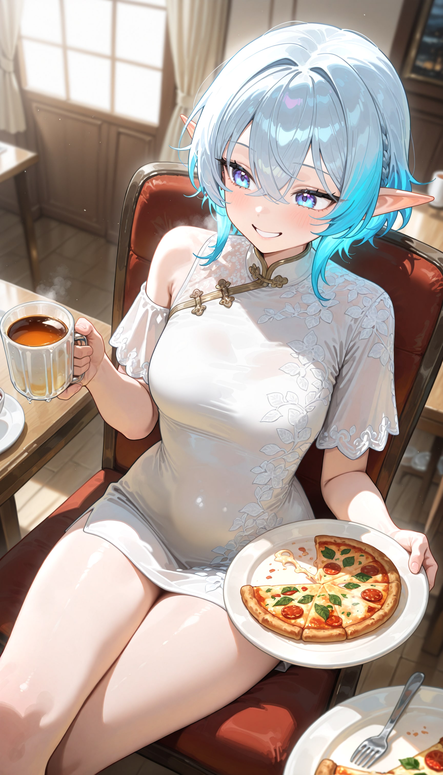 お昼のエルフ 2025.1.31 | の人気AIイラスト・グラビア