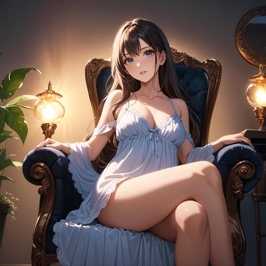ナイトガウンなお姉さん
