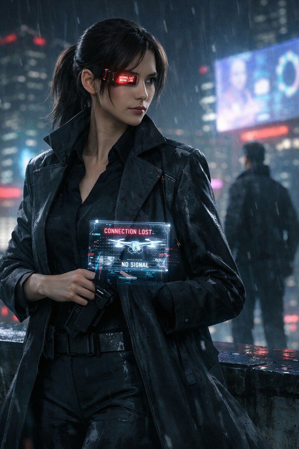 近未来の女性探偵