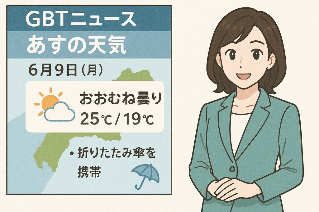 天気情報2025/6/9