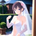 へそ出しウェディングドレス♪ 2枚目