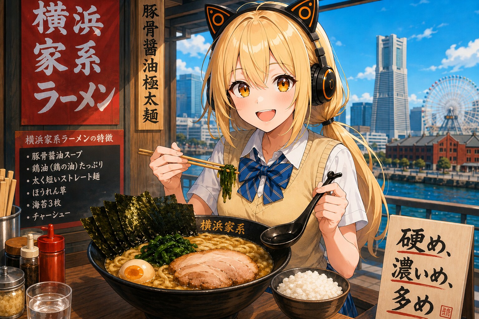 水曜〜横浜家系ラーメン〜 | の人気AIイラスト・グラビア
