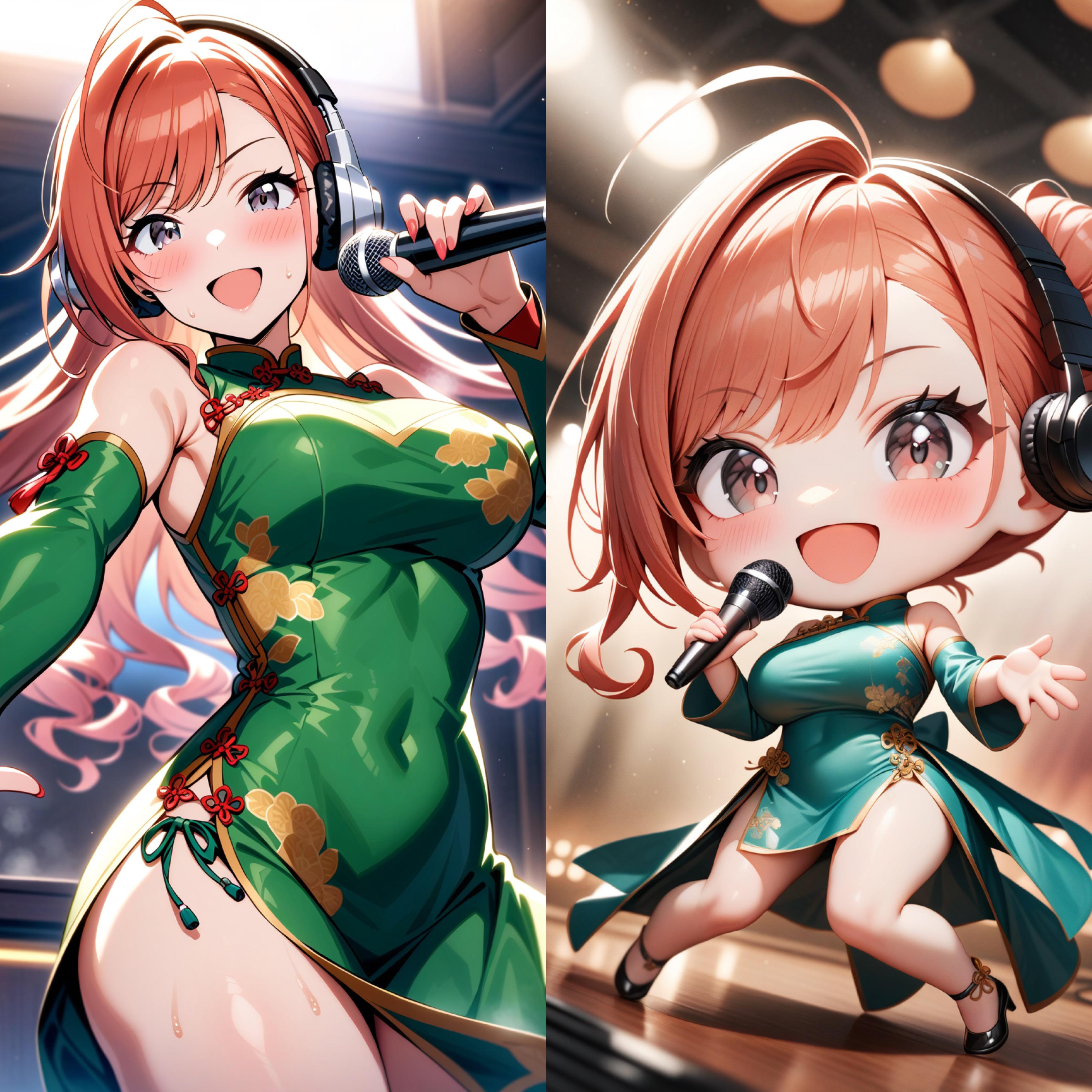 有栖川夏葉チャイナドレス