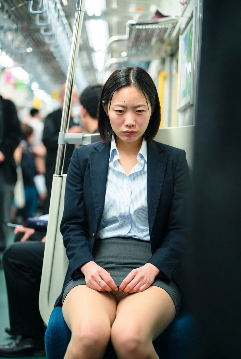 残業明けの熟れたOLの汗を吸い込んだ下着③