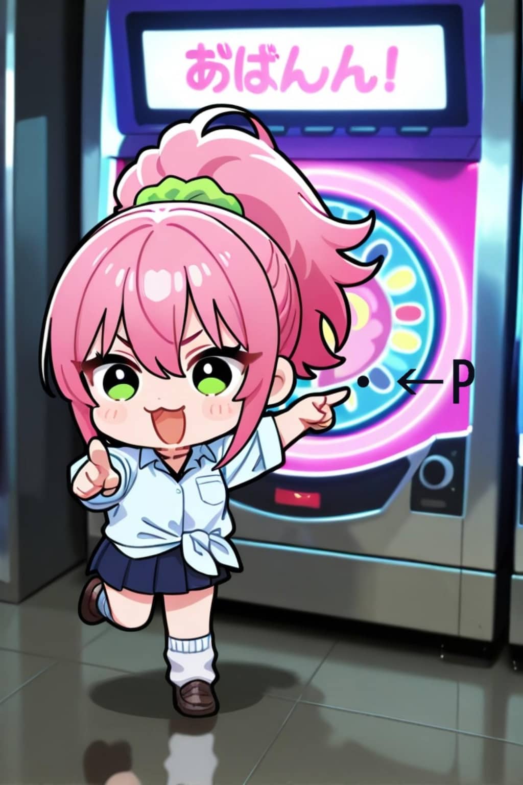 ピンク髪ちゃんと点P