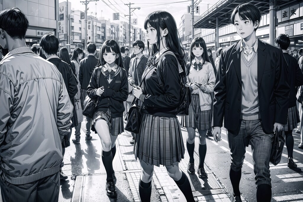街の人混み