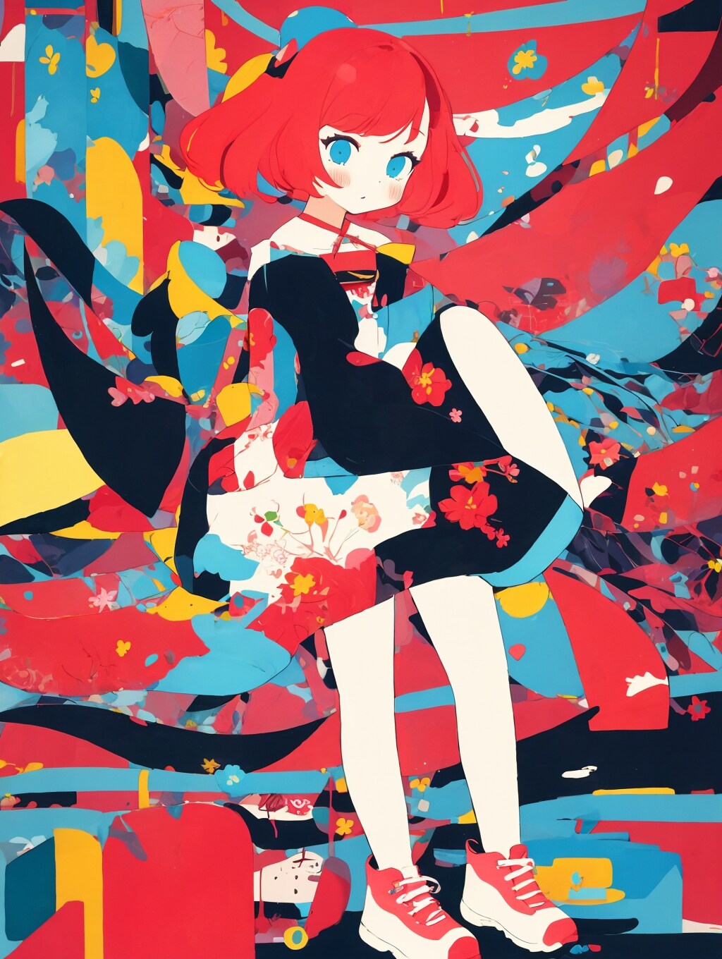シンプルな色の複雑な組み合わせ