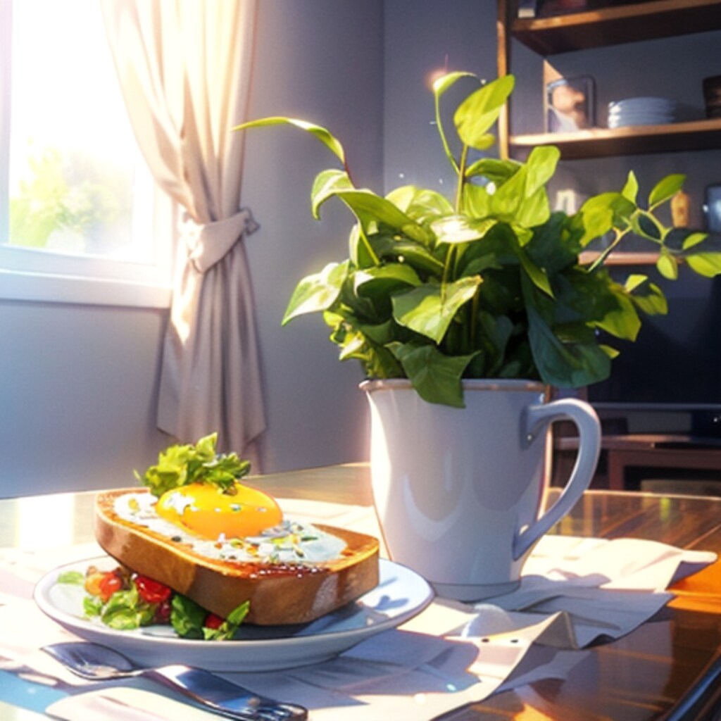 朝食？