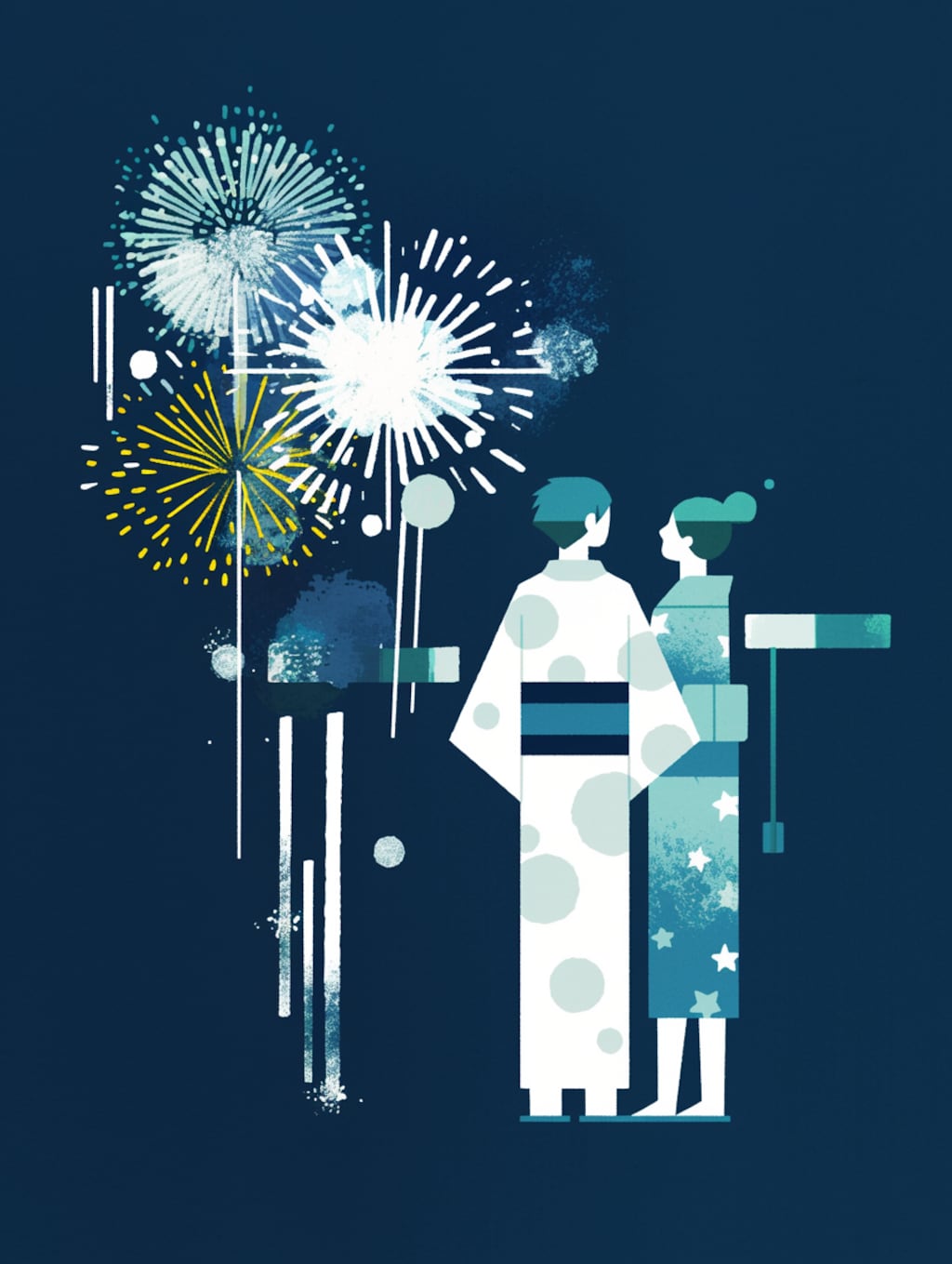 シンプル花火大会