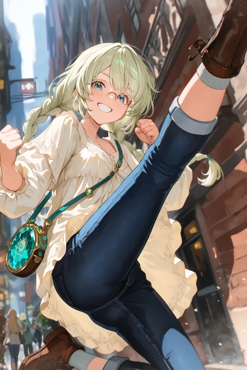 ふふん…私を襲おうなんて１００年早いわw | の人気AIイラスト・グラビア