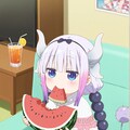 小林さんちのメイドラゴン　カンナ　🐲　スイカ 🍉 8枚目