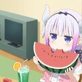 小林さんちのメイドラゴン　カンナ　🐲　スイカ 🍉 7枚目