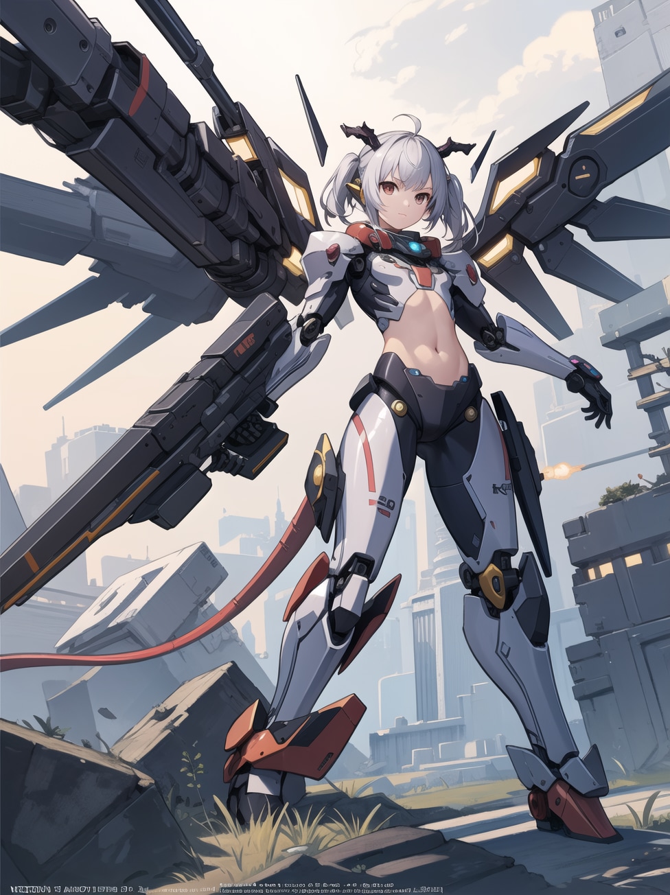 ドラゴン型　メカ娘　５