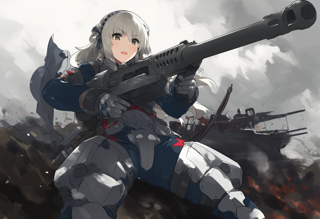 機械化歩兵第三中隊、前へ!