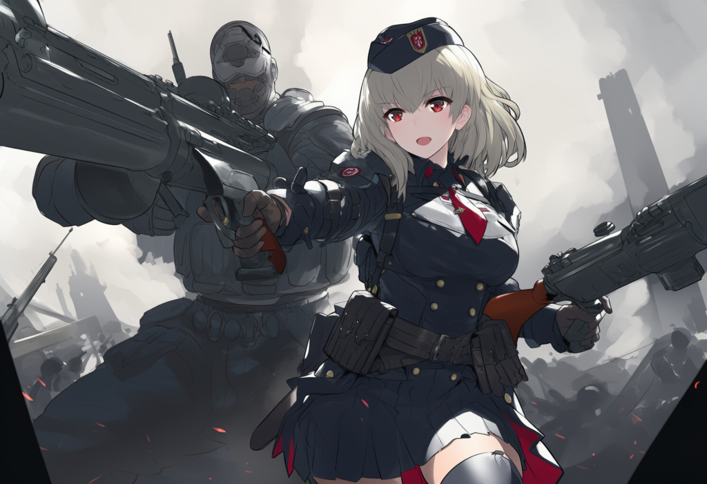 機械化歩兵第三中隊、前へ!