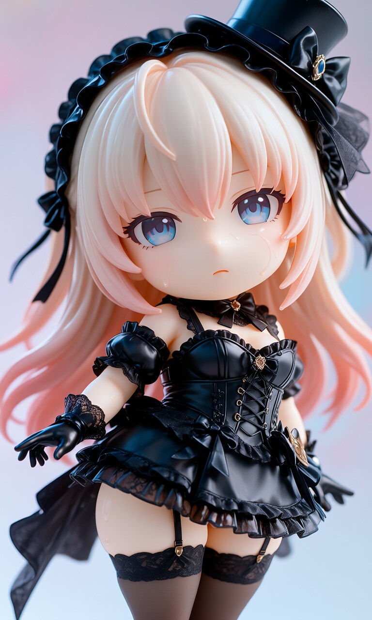 異世界制服少女達　ゴスロリ少女　アクリルねんどろいど