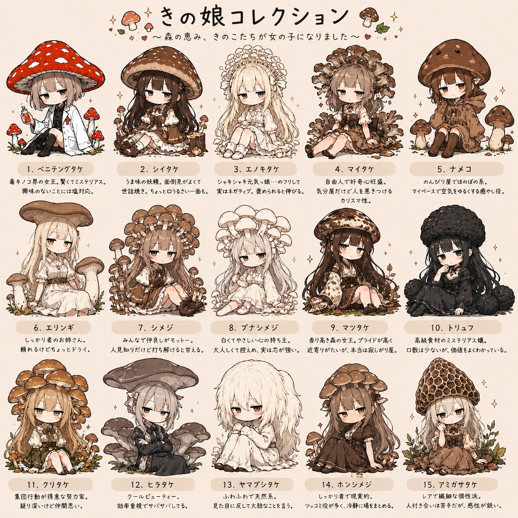 きのこレクション