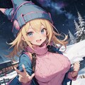 ブラマジガールと雪原デートしませんか？ 2枚目