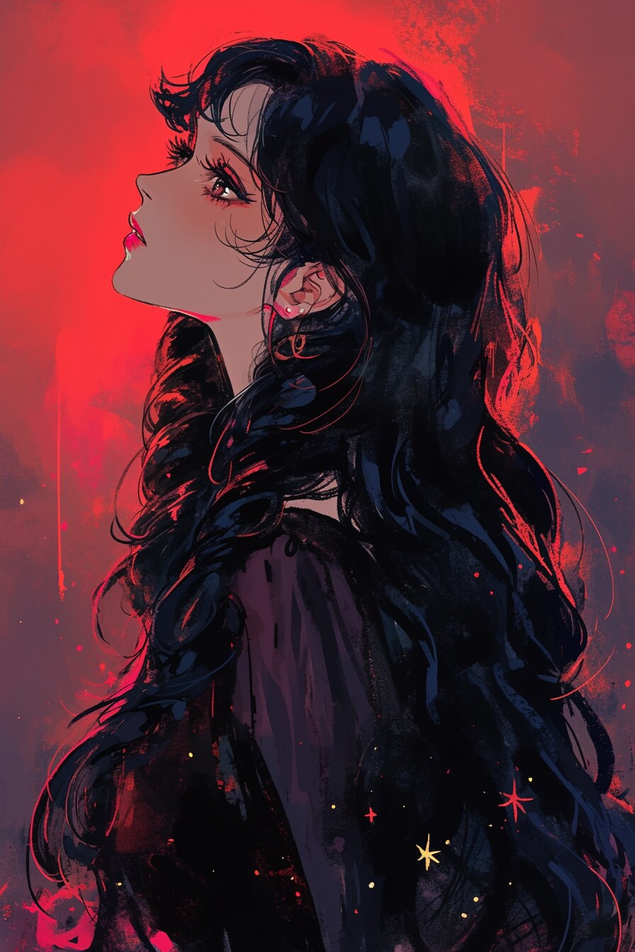 紅い空の向こう | の人気AIイラスト・グラビア