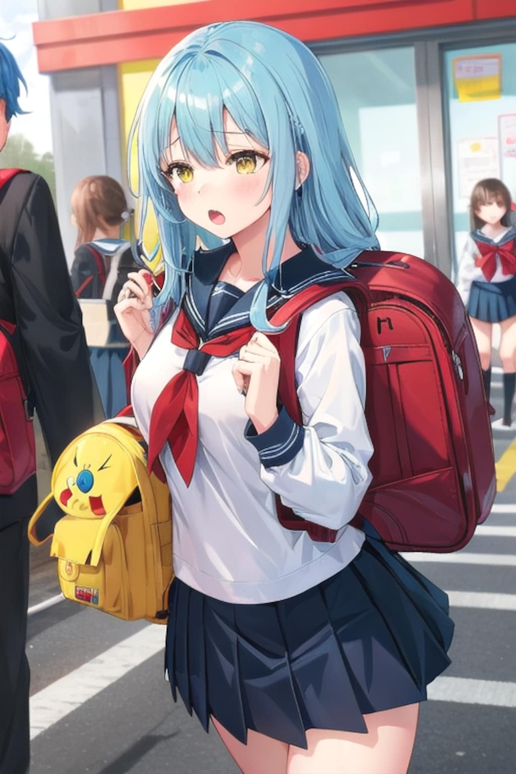 寝ぼけランドセル